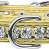 Beverly Style Rhinestone Designer Croc Dog Collar