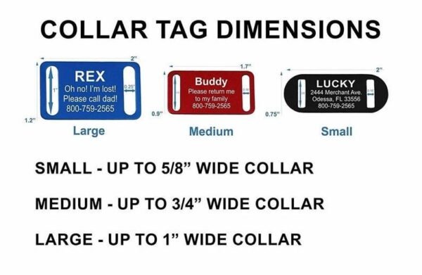 Personalized Engraved Premium Aluminum Pet ID Tags
