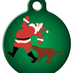 Dog Collar Christmas Tag