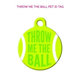Tennis Ball Dog Tag